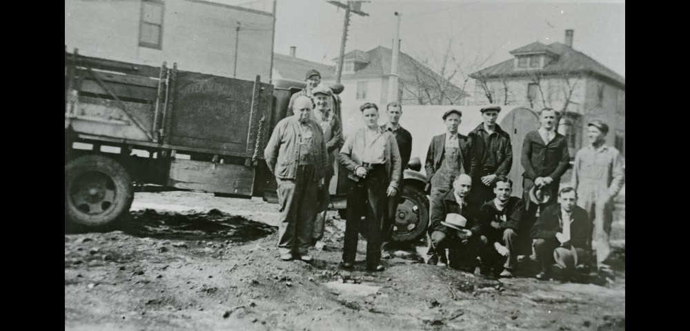 Millersville Tin Shop Crew - 1940 - Rudolf & Harold Usadel